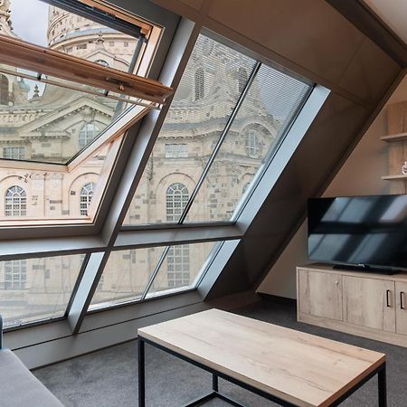 Familienapartment Mit Panoramablick Zur Frauenkirche Dresden Eksteriør bilde