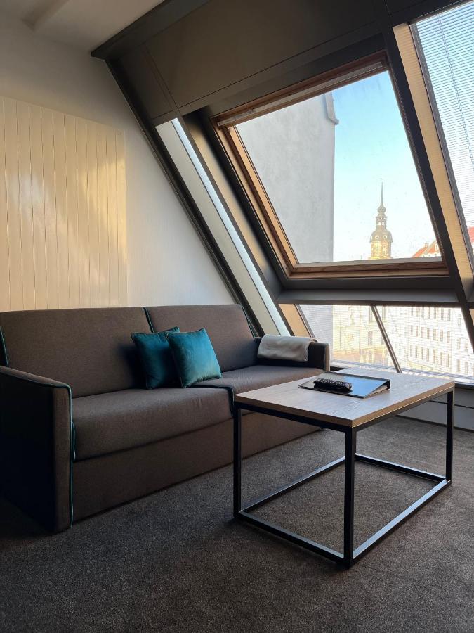 Familienapartment Mit Panoramablick Zur Frauenkirche Dresden Eksteriør bilde
